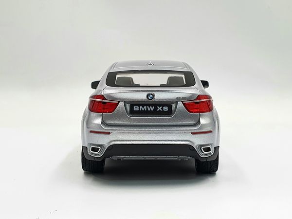 XE MÔ HÌNH BMW X6 1:24 WELLY (BẠC)