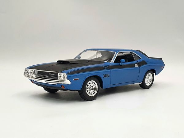 XE MÔ HÌNH DODGE CHALLENGER T/A 1:24 WELLY (XANH)