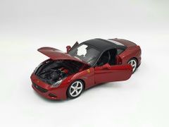 XE MÔ HÌNH FERRARI CALIFORNIA T CLOSED TOP 1:24 BBURAGO (ĐỎ)