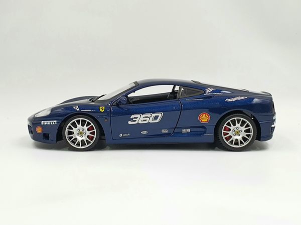 XE MÔ HÌNH FERRARI 360 CHALLENGE 1:24 BBURAGO (XANH)