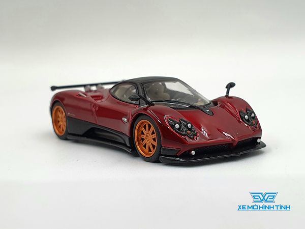 Xe Mô Hình Pagani Zonda F Rosso Dubai LHD 1:64 MiniGT ( Đỏ )