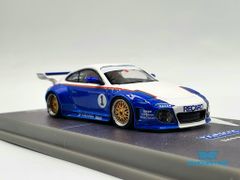 Xe Mô Hình Porsche Old & New 997 Blue & White #1 1:64 Tarmac Works ( Trắng Xanh )