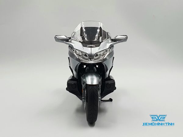 Xe Mô Hình Honda Gold Wing 2020 1:12 Welly ( Bạc )