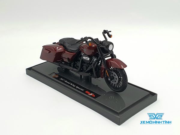 Xe Mô Hình Harley Davison 2017 Road King SPECIAL 1:18 Maisto ( Đỏ Tía )