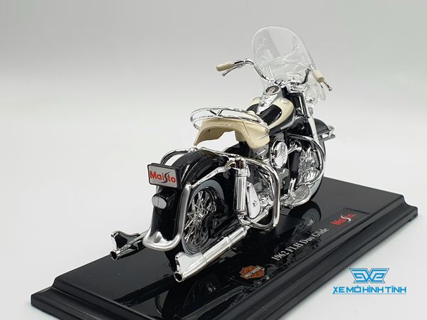 Xe Mô Hình Harley Davison 1962 FLH Duo Glide 1:18 Maisto ( Đen )