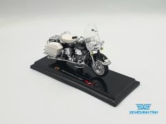 Xe Mô Hình Harley Davison 1968 FLH Electra Glide 1:18 Maisto ( Trắng Đen )