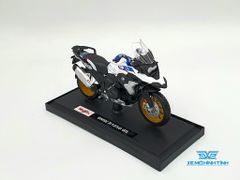 Xe Mô Hình BMW R1200GS 1:18 Maisto ( Trắng Xanh )