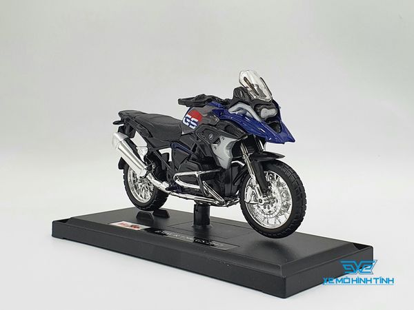 Xe Mô Hình BMW R 1200 GS 2017 1:18 Maisto ( Xanh Đen )