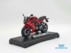 Xe Mô Hình Honda CBR650F 1:18 Welly ( Đỏ Đen )