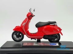 Xe Mô Hình 2017 VESPA GTS 125CC 1:18 Welly ( Đỏ )