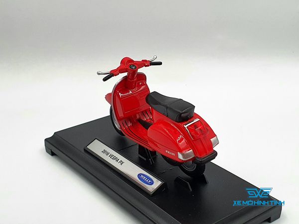 Xe Mô Hình VESPA 2016 PX 1:18 Welly ( Đỏ )