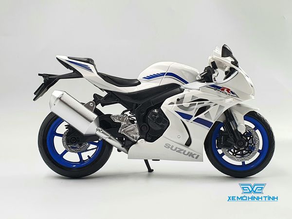 Xe Mô Hình Suzuki GSX-R1000 1:12 ( Trắng )