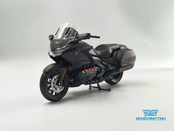 Xe Mô Hình Honda Gold Wing 2020 1:12 Welly ( Đen viền Đỏ )