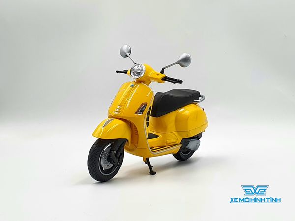 Xe Mô Hình Vespa GTS Super 2020 1:12 Welly ( Vàng )