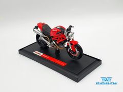 XE MÔ HÌNH DUCATI MONSTER 696 1:18 MAISTO (ĐỎ)