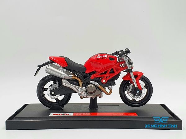 XE MÔ HÌNH DUCATI MONSTER 696 1:18 MAISTO (ĐỎ)