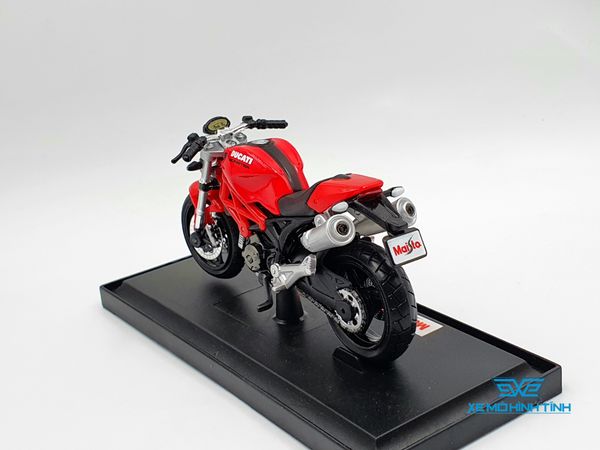 XE MÔ HÌNH DUCATI MONSTER 696 1:18 MAISTO (ĐỎ)