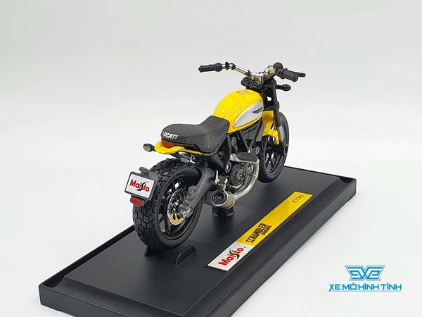 Xe Mô Hình Ducati Scramber 1:18 Maisto (Vàng)