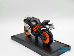 XE MÔ HÌNH KTM RC 390 1:18 MAISTO (TRẮNG ĐEN)