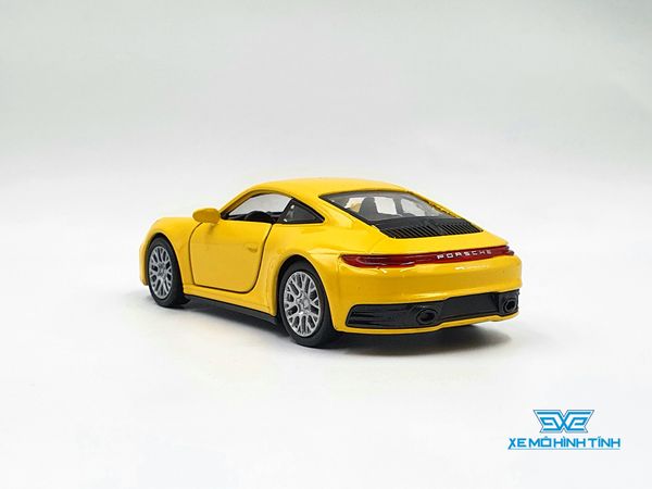 Xe Mô Hình PORSCHE 911 CARRERA 4S (992) 1:36 Welly ( Vàng )