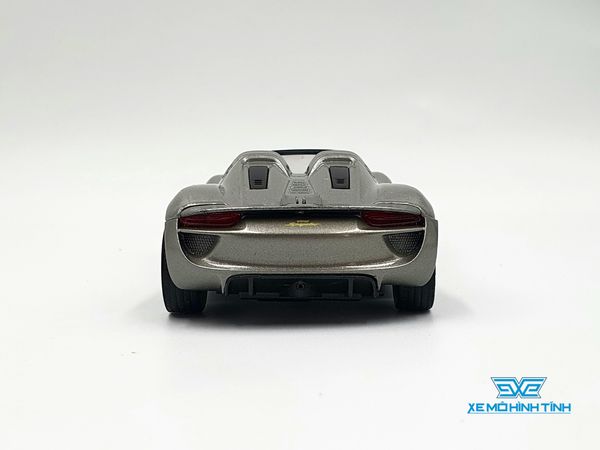 Xe Mô Hình PORSCHE 918 SPYDER (CONCEPT) 1:36 Welly ( Xám )