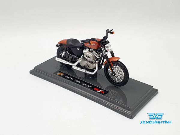 Xe Mô Hình Harley Davison 2007 XL 1200N Nightster 1:18 Maisto ( Cam )