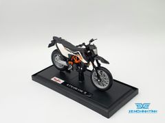 Xe Mô Hình KTM 690 SMC R 1:18 Maisto ( Trắng Đen )