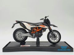 Xe Mô Hình KTM 690 SMC R 1:18 Maisto ( Trắng Đen )