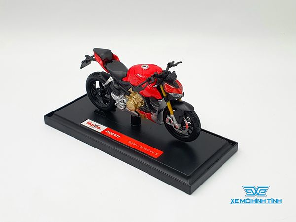 Xe Mô Hình Ducati Super Naked V4 S 1:18 Maisto ( Đỏ )