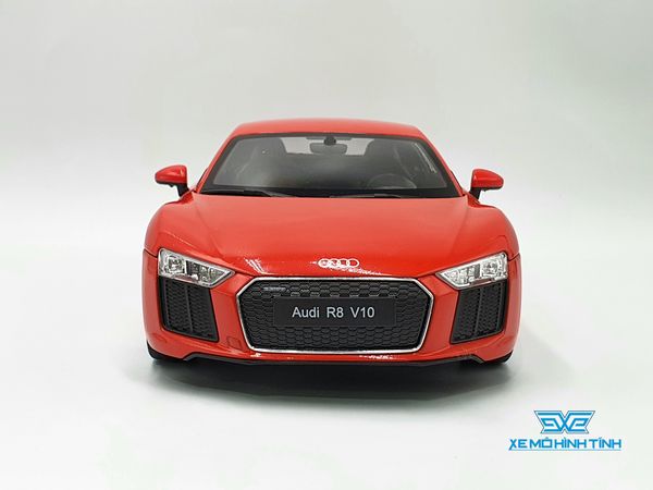 XE MÔ HÌNH AUDI R8 V10 1:18 WELLY (ĐỎ)