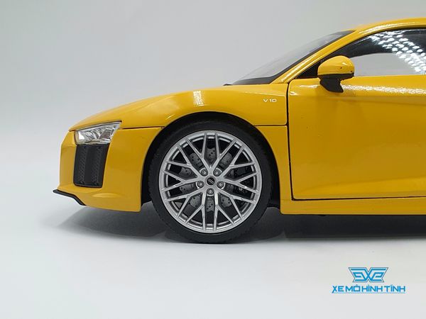 XE MÔ HÌNH AUDI R8 V10 1:18 WELLY NEX (VÀNG)