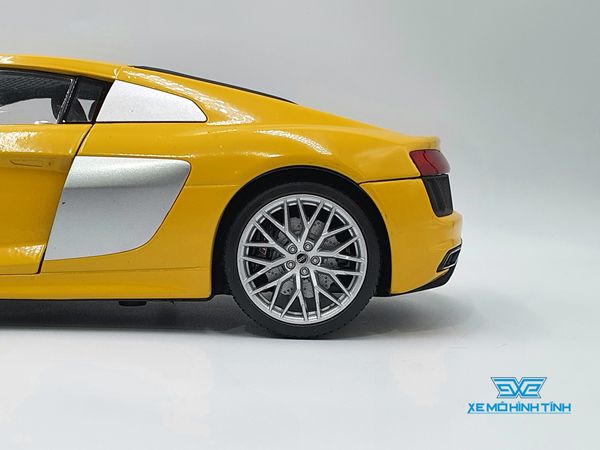 XE MÔ HÌNH AUDI R8 V10 1:18 WELLY NEX (VÀNG)