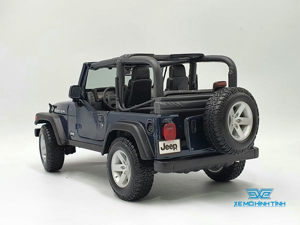 XE MÔ HÌNH JEEP WRANGLER RUBICON 1:18 MAISTO (XANH)