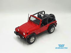 XE MÔ HÌNH JEEP WRANGLER CONVERTIBLE 2014 1:18 MAISTO (ĐỎ)