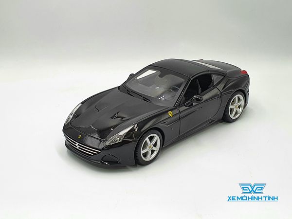 XE MÔ HÌNH FERRARI CALIFORNIA T MUI CỨNG 1:18 BBURAGO (ĐEN)