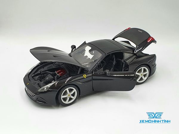 XE MÔ HÌNH FERRARI CALIFORNIA T MUI CỨNG 1:18 BBURAGO (ĐEN)