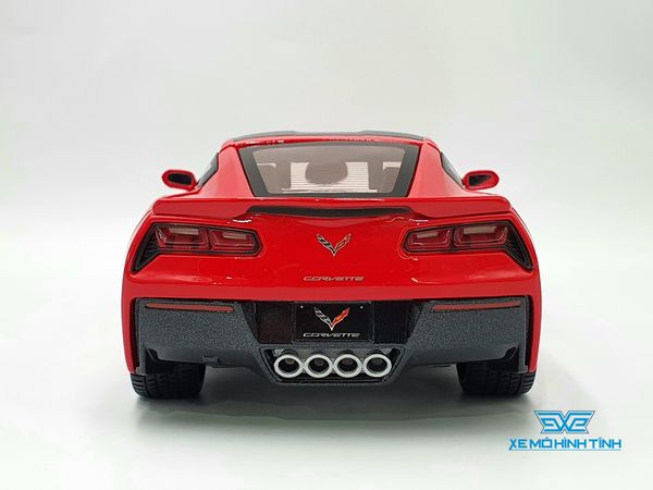 XE MÔ HÌNH CORVETTE STINGRAY Z51 2014 1:18 MAISTO (ĐỎ)