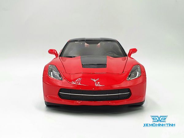 XE MÔ HÌNH CORVETTE STINGRAY Z51 2014 1:18 MAISTO (ĐỎ)