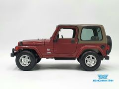 XE MÔ HÌNH JEEP WRANGLER SAHARA 1:18 MAISTO (NÂU)