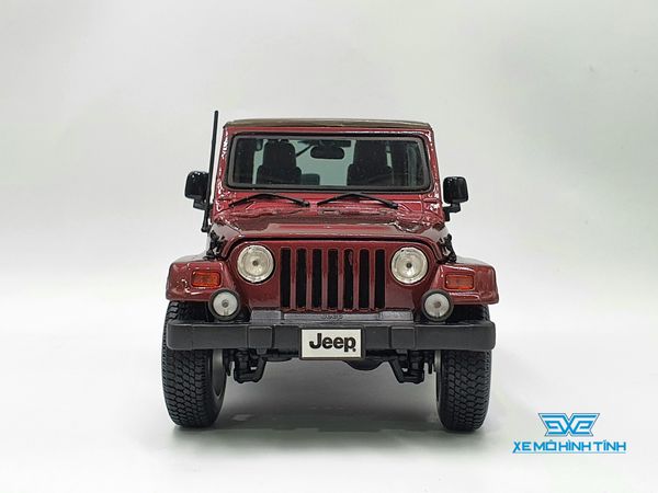 XE MÔ HÌNH JEEP WRANGLER SAHARA 1:18 MAISTO (NÂU)