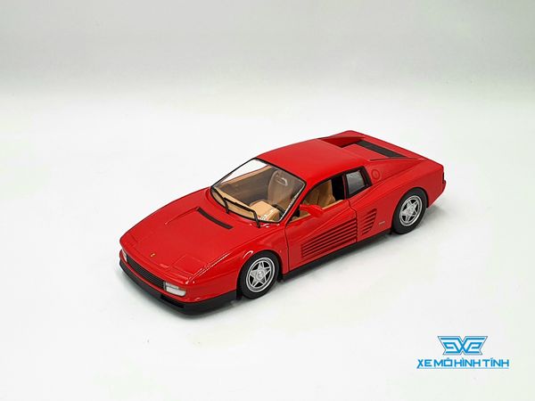 XE MÔ HÌNH FERRARI TESTAROSSA 1:24 BBURAGO (ĐỎ)