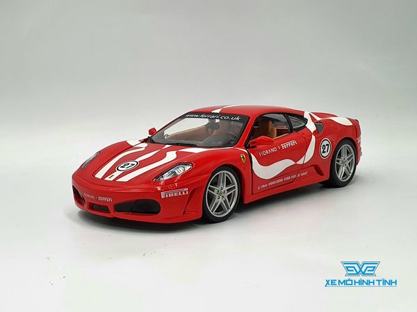 XE MÔ HÌNH FERRARI F430 FIORANO 1:24 BBURAGO (ĐỎ)