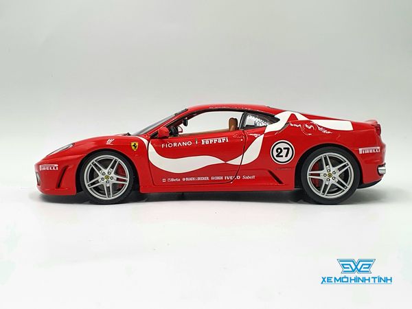 XE MÔ HÌNH FERRARI F430 FIORANO 1:24 BBURAGO (ĐỎ)