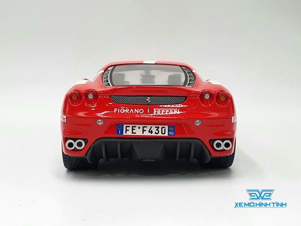 XE MÔ HÌNH FERRARI F430 FIORANO 1:24 BBURAGO (ĐỎ)