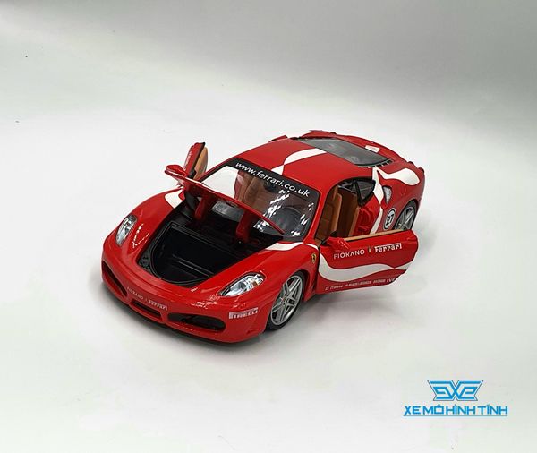 XE MÔ HÌNH FERRARI F430 FIORANO 1:24 BBURAGO (ĐỎ)