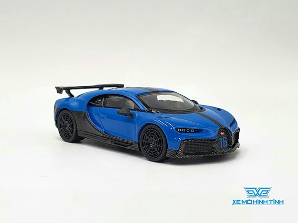 Xe Mô Hình Bugatti Chiron Pur Sport 1:64 MiniGT Blue