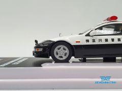 Xe Mô Hình Nissan Fairlady Z (Z32) Kanagawa-Kenkei Japanese Police Car 1:64 Inno Models ( Trắng Police )