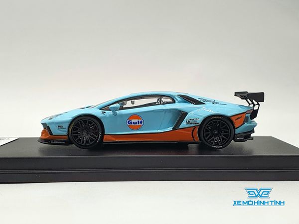 Xe Mô Hình Lamborghini Aventador LB*Performance Limited 999 1:64 JEC ( Xanh Gulf )