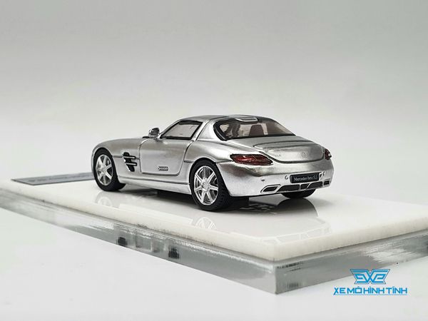 Xe Mô Hình Mercedes-Benz SLS Limited 500psc 1:64 TPC ( Bạc )