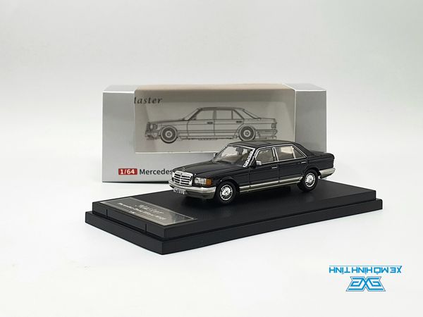 Xe Mô Hình Mercede-Benz 560sel W126 1:64 Master ( Đen )